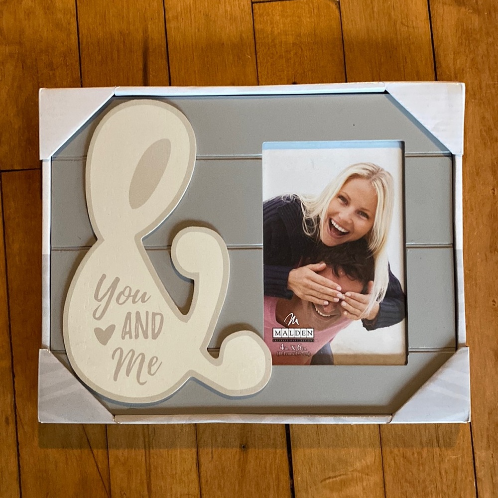 NIB you & me photo frame